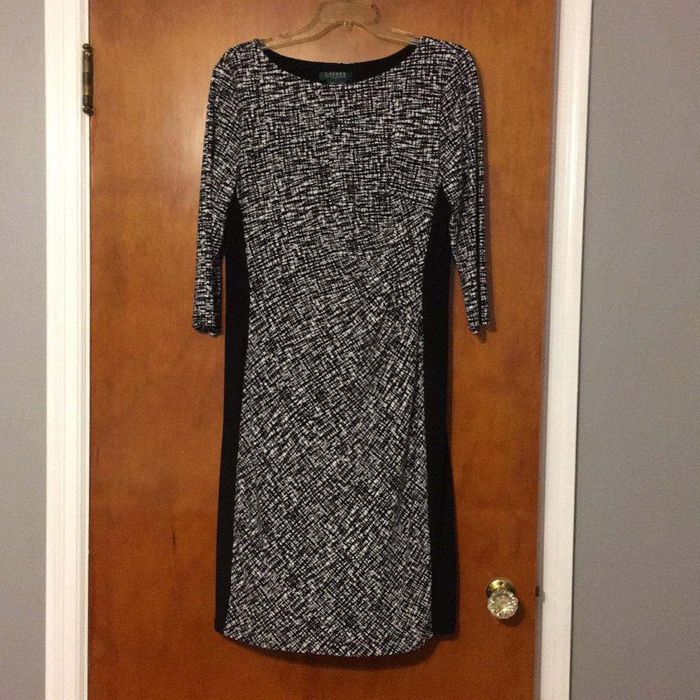Lauren Ralph Lauren black and white dress